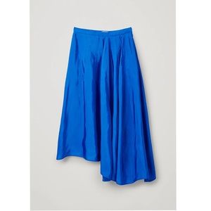 NWT COS cobalt blue asymmetrical skirt 2